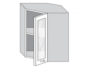 1.60.3у Шкаф настенный (h=720) угловой на 600мм со стекл. дверцей в Южноуральске - yuzhnouralsk.магазин96.com | фото
