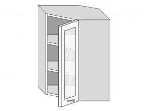 19.60.3у Шкаф настенный (h=913) угловой на 600мм со стекл. дверцей в Южноуральске - yuzhnouralsk.магазин96.com | фото
