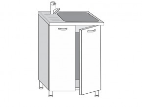 2.60.2мн Шкаф-стол на 600мм под накладную мойку с 2-мя дверцами в Южноуральске - yuzhnouralsk.магазин96.com | фото