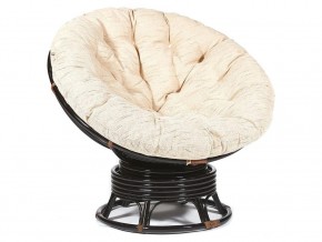 Кресло-качалка Papasan w 23/01 B с подушкой Antique brown, ткань Старт в Южноуральске - yuzhnouralsk.магазин96.com | фото