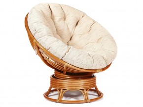 Кресло-качалка Papasan w 23/01 B с подушкой Cognac, ткань Старт в Южноуральске - yuzhnouralsk.магазин96.com | фото