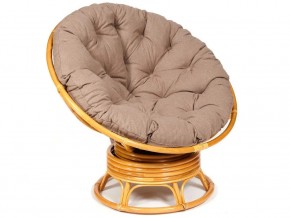 Кресло-качалка Papasan w 23/01 B с подушкой Honey, экошерсть Коричневый в Южноуральске - yuzhnouralsk.магазин96.com | фото