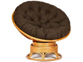 Кресло-качалка Papasan w 23/01 B с подушкой Honey, ткань Коричневый в Южноуральске - yuzhnouralsk.магазин96.com | фото