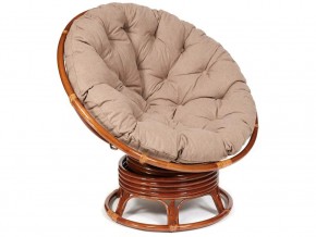 Кресло-качалка Papasan w 23/01 B с подушкой Pecan, экошерсть Коричневый в Южноуральске - yuzhnouralsk.магазин96.com | фото