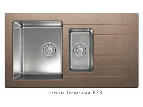 Мойка комбинированная Tolero twist TTS-890 Темно-бежевый 823 в Южноуральске - yuzhnouralsk.магазин96.com | фото