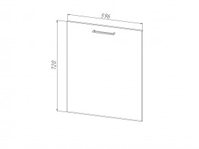 П 60 Комплект для посудомоечной машины 600 мм (цоколь + фасад) ЛДСП в Южноуральске - yuzhnouralsk.магазин96.com | фото